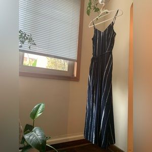 Banana republic navy maxi dress